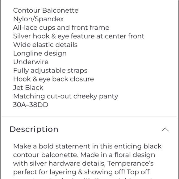 Adore Me black Temperance Contour Balconette Bra - Picture 6 of 9